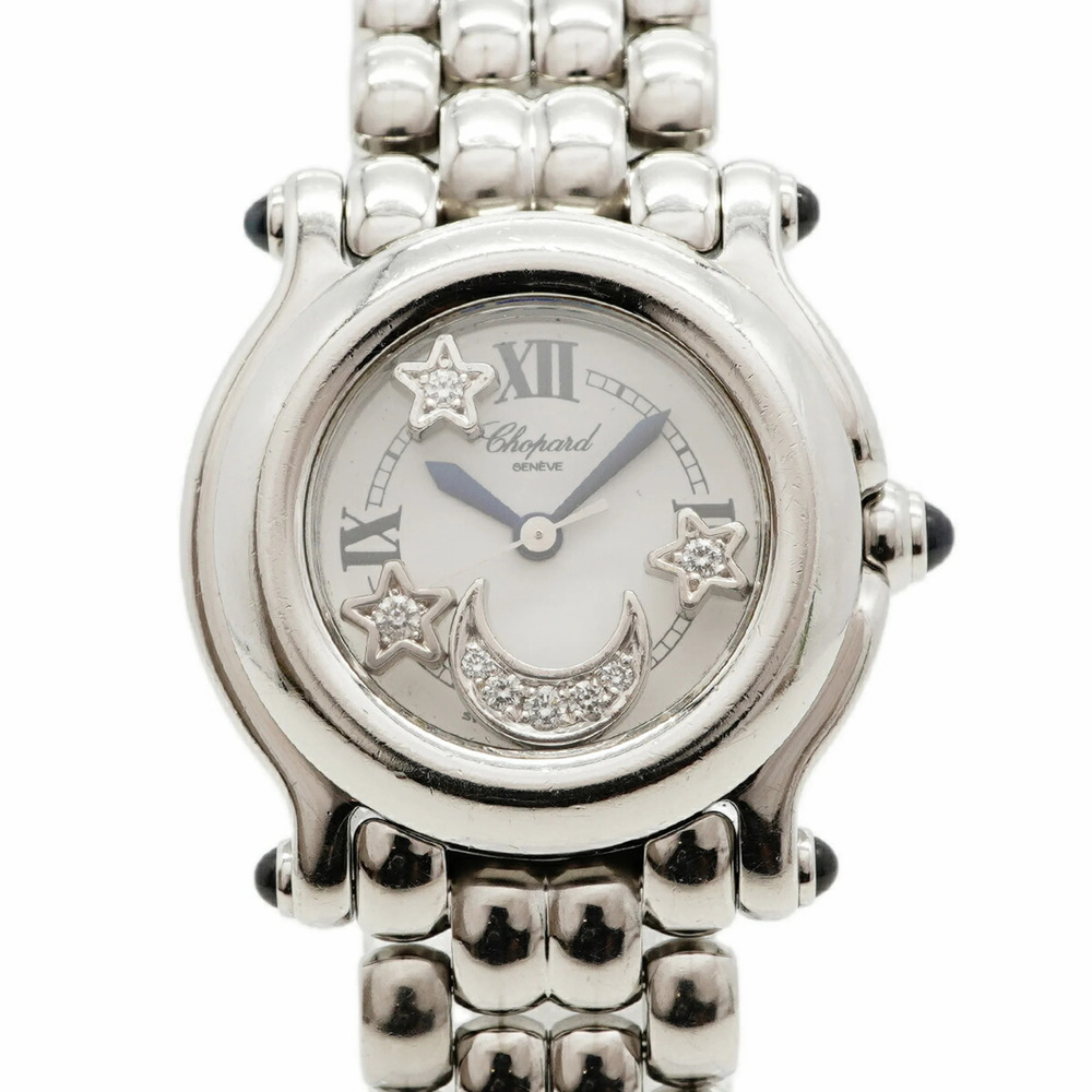 Chopard Happy Sport Diamond 27 8250-21 White Dial Women's Watch